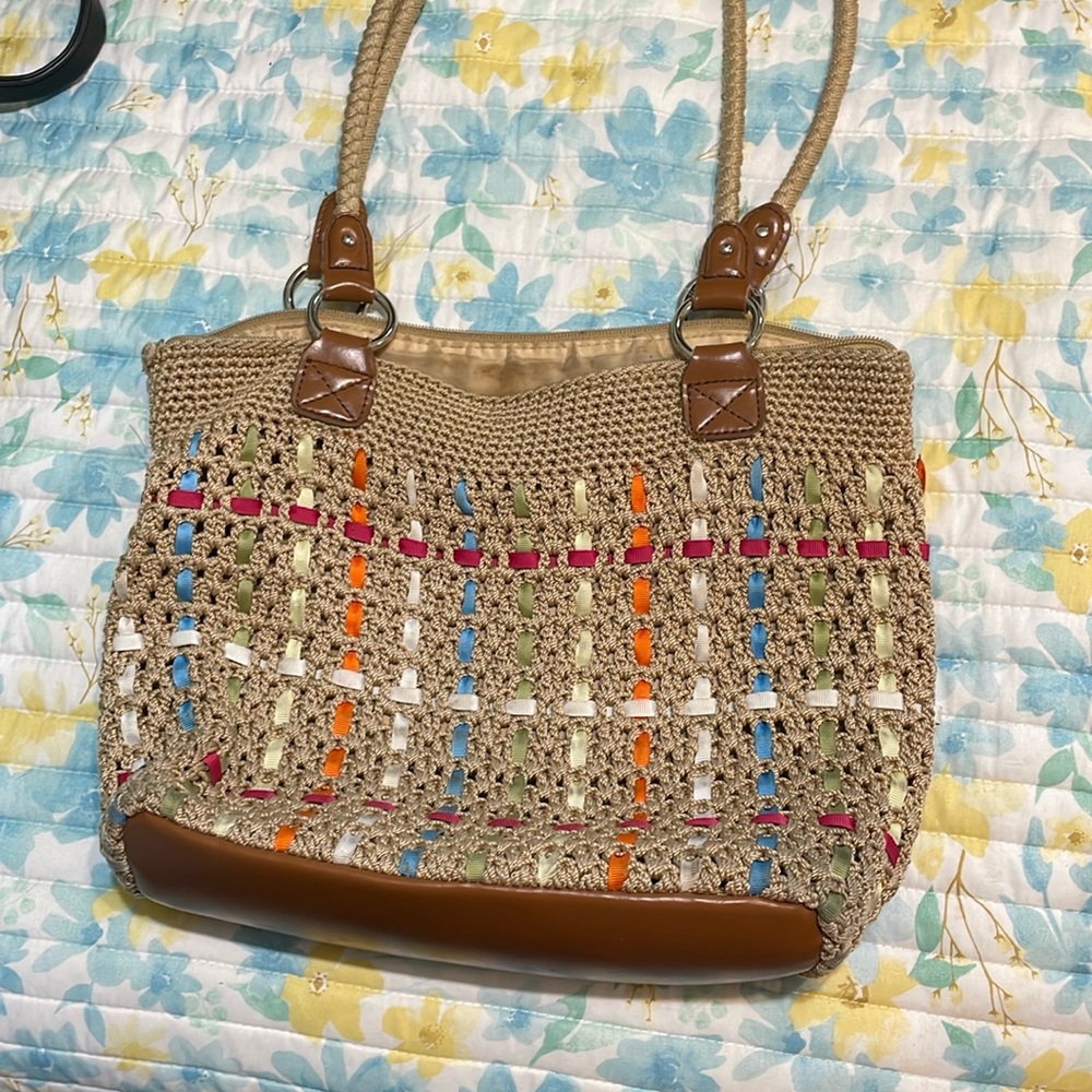 Croft&Barrow slightly used weaved purse
